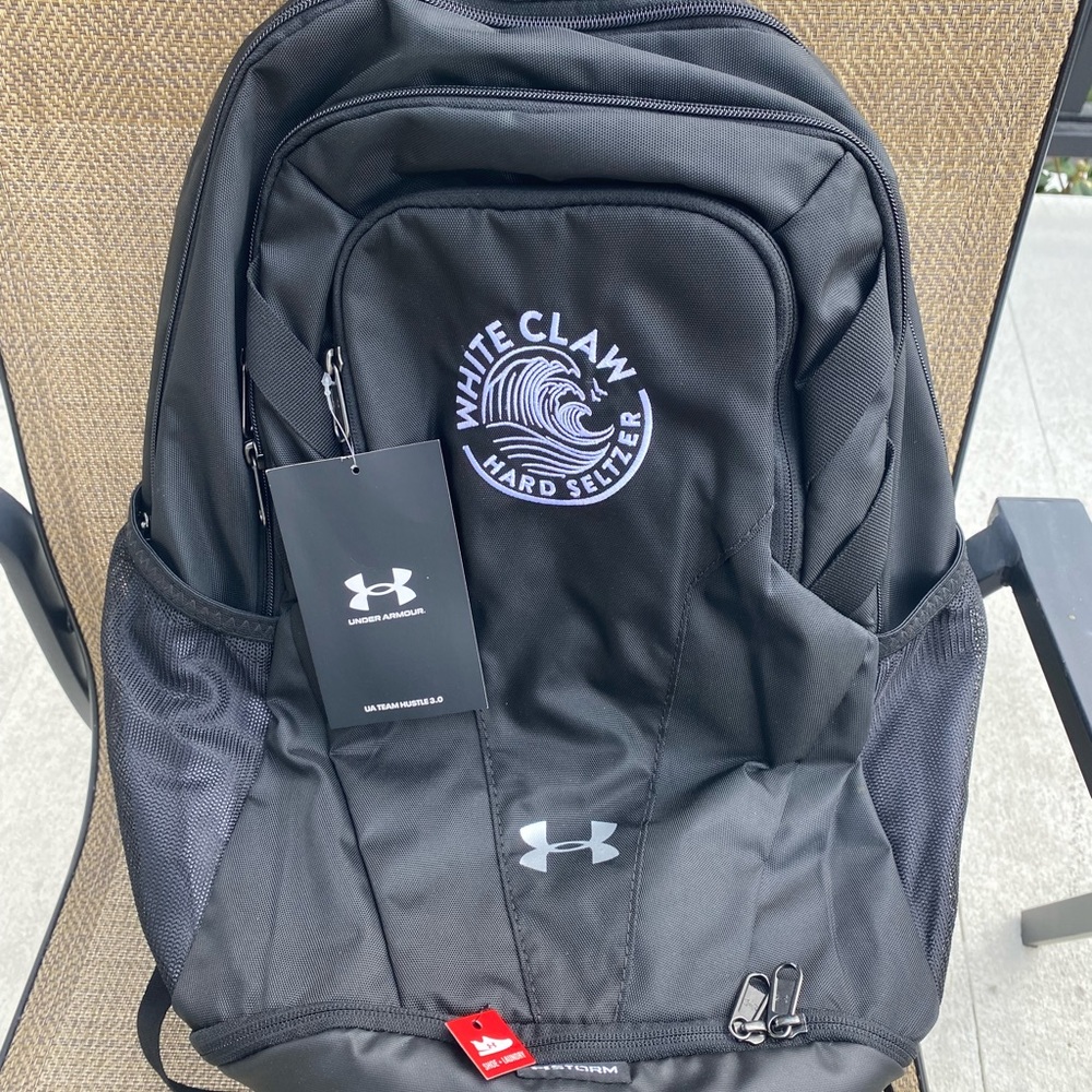 {new, with tag} White Claw Under Armor Backpack